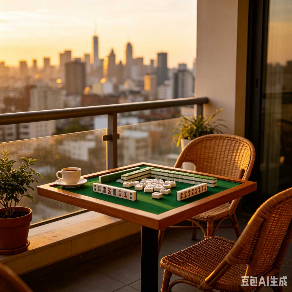 colored mahjong tile racks
